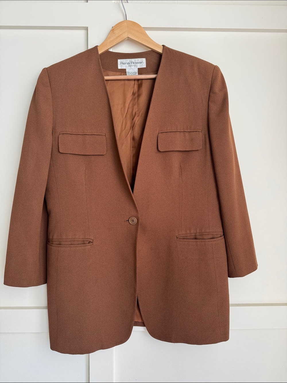 Rena Rowan Chestnut Brown Tailored Women's Blazer
